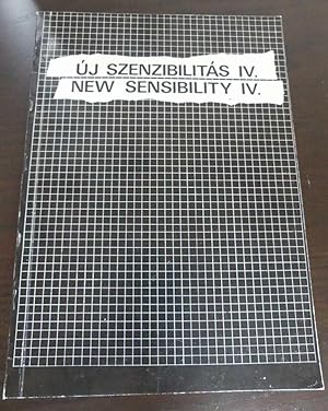 Bild des Verkufers fr j Szenzibilits IV. - New Sensibility IV. 13. March - 5. April 1987. zum Verkauf von Antiquariat Maralt