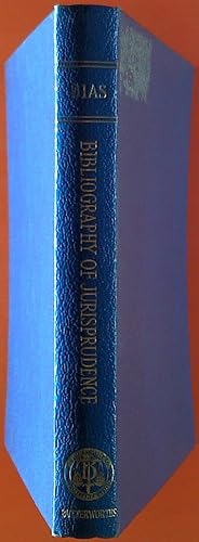 Seller image for A Bibliography of Jurisprudence. Being a Companion to Jurisprudence. Second Edition. for sale by biblion2