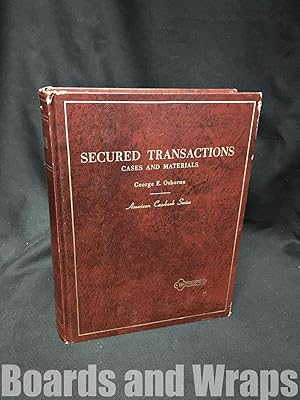 Cases and Materials on Secured Transactions