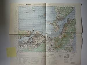 Army Map Service Map of WAKAMATSU, Kyushu Japan (1945)