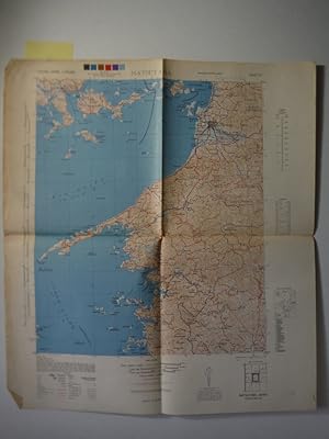 Army Map Service Map of MATSUYAMA, Central Japan (1945)