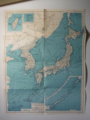 The Authentic Map of Japan Produced under the Direction of Alexander Gross, F.F.G.S. (1944)