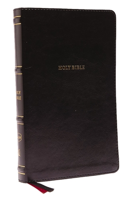 Seller image for Nkjv, Thinline Bible, Leathersoft, Black, Red Letter Edition, Comfort Print: Holy Bible, New King James Version (Leather / Fine Binding) for sale by BargainBookStores