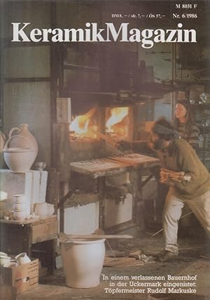 Immagine del venditore per KeramikMagazin 6 / 1986 ( Keramik Tpfern ) Das Magazin fr kreative Keramik venduto da Allguer Online Antiquariat