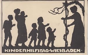 Kinderhilfstag Wiesbaden. Ansichtskarte. AK. 20.Jh.