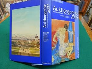 Auktionspreise 2003 im Kunstpreis Jahrbuch. 58. Jahrgang. 1. Band. Deutsche & Internationale Aukt...