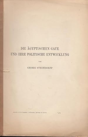 Die ägyptischen Gaue und ihre politische Entwicklung. (Abhandlungen der Königl. Sächsischen Gesel...