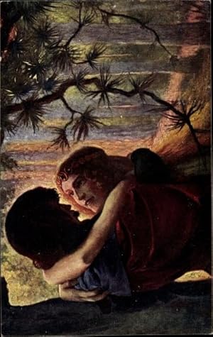 Imagen del vendedor de Knstler Ansichtskarte / Postkarte Brunner, Tristan und Isolde a la venta por akpool GmbH