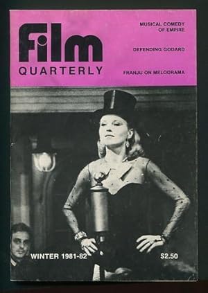 Bild des Verkufers fr Film Quarterly (Winter 1981-1982) [cover: Hanna Schygulla in Fassbinder's LILI MARLEEN] zum Verkauf von ReadInk, ABAA/IOBA