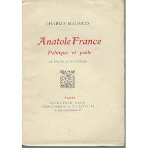 Imagen del vendedor de Anatole France 2020-668 Plon 1924 BE 2 a la venta por Des livres et nous