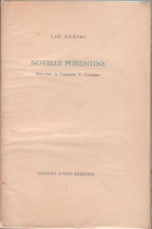 Seller image for Novelle Ponentine - Lio Rubini for sale by libreria biblos