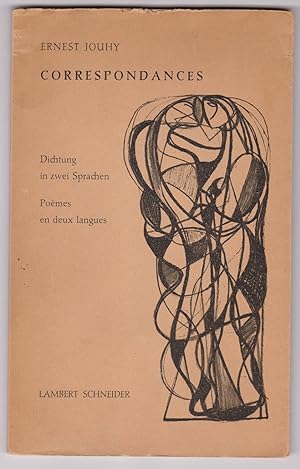 Seller image for Correspondances. (Widmung!). Dichtung in zwei Sprachen. Pomes en deux langues. for sale by Antiquariat Schwarz & Grmling GbR