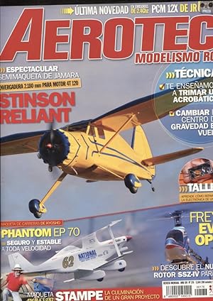 Seller image for Revista Aerotec modelismo RC numero 176: semimaqueta Stinson Reliant for sale by El Boletin