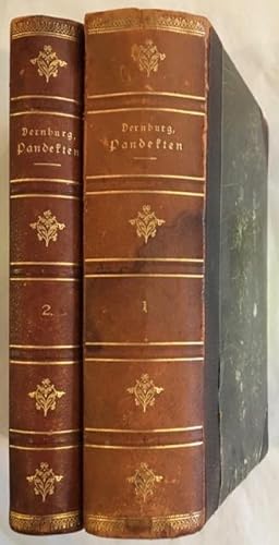 Pandekten, Band 1+2: Erster Band: Allgemeiner Teil und Sachenrecht, Zweiter Band: Obligationenrecht.