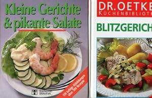 2 Kochbücher: Dr. Oetker Blitzgerichte / Kleine Gerichte & pikante Salate