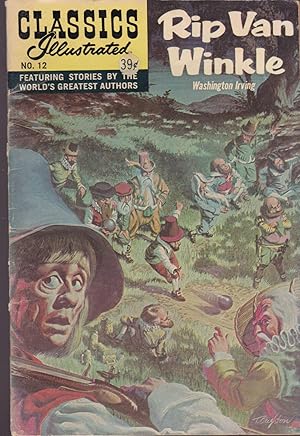 Seller image for Rip Van Winkle; Classics Illustrated No. 12; Featuring Stories By the World's Greatest Authors for sale by Clausen Books, RMABA