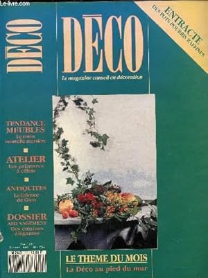 Image du vendeur pour Dco, le magazine conseil en dcorationN 21 mars 1992 : La dco au pied du mur- Tendance meubles, le rotin naturellement vtre- La faience de Gien- Atleier, effet de glacis. mis en vente par Le-Livre