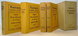 Radowitz ausgewählte Schriften. Herausgegeben von Wilhelm Corvinus. Drei Bände. Band 1: Gespäche ...