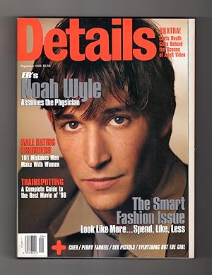 Seller image for Details Magazine - September,1996. Cover: Noah Wyle. Adult Video; Angie Everhart; Cher; Ving Rhames; Sex Pistols; Mark Friedman; Pyromania; Everything But the Girl; Goldfinger for sale by Singularity Rare & Fine