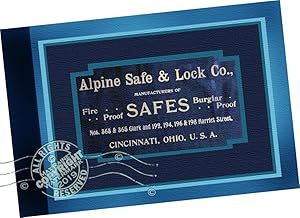 1888-1890 Fire Proof and Burglar Proof Safes