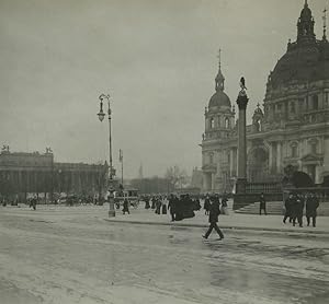 Germany Berlin Cathedral Lustgarten Old Possemiers Stereoview Photo 1920