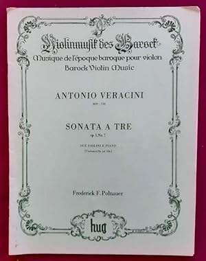 Bild des Verkufers fr Sonata a Tre op. I No. 7 (Frederick F. Polnauer) (Due Violini e Piano (Violoncello ad. lib.) zum Verkauf von ANTIQUARIAT H. EPPLER