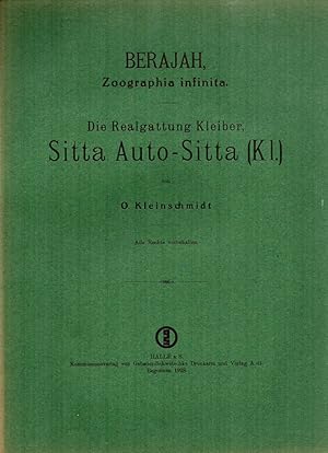 Bild des Verkufers fr Berajah Die Realgattung Kleiber Sitta Auto-Sitta (Kl.) zum Verkauf von Clivia Mueller