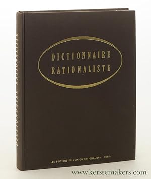 Immagine del venditore per Dictionnaire Rationaliste. venduto da Emile Kerssemakers ILAB