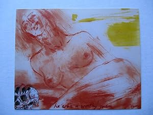 Seller image for Leon Golub Greco-Roman Colussi 1959-1964 / Erotica Etc 2000-2003 Ronald Feldman Fine Arts Exhibition invite postcard for sale by ANARTIST