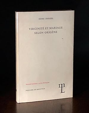 Seller image for Virginite et Mariage Selon Origene for sale by Moroccobound Fine Books, IOBA