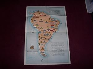 National City Bank of New York Map of South America