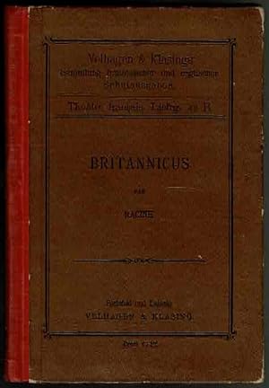 Image du vendeur pour Britannicus: Tragdie en cinq actes mis en vente par Lazy Letters Books