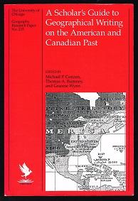 Seller image for A Scholar`s Guide to Geographical Writing on the American and Canadian Past. - for sale by Libresso Antiquariat, Jens Hagedorn