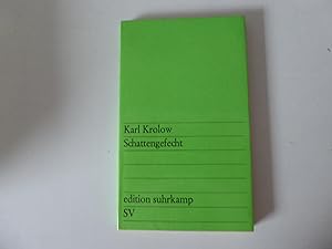 Bild des Verkufers fr Schattengefecht. Edition Suhrkamp 78. TB zum Verkauf von Deichkieker Bcherkiste