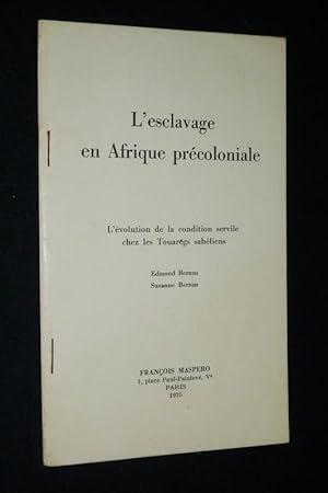 Image du vendeur pour L'Esclavage en Afrique prcoloniale : L'Evolution de la condition servile chez les Touaregs sahliens mis en vente par Abraxas-libris