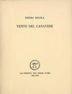 Imagen del vendedor de Vento del canavese. a la venta por LIBET - Libreria del Riacquisto