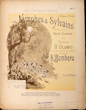 Seller image for Nymphes & sylvains. Valse chante. Paroles de A. Ocampo. No. 1bis. Pour soprano d. en mi for sale by Paul van Kuik Antiquarian Music