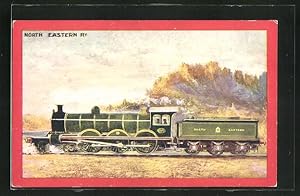 Künstler-Postcard Englische Eisenbahn-Lokomotive der North Eastern Railway