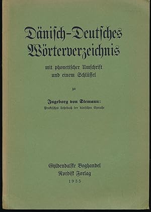 Dänisch-Deutsches Wörterverzeichnis;mit phonetischer Umschrift und einem Schlüssel von Gunnar Skov