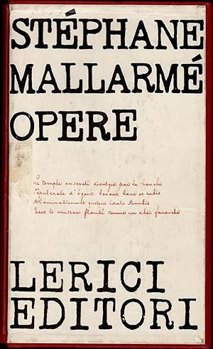 OPERE - STEPHANE MALLARME