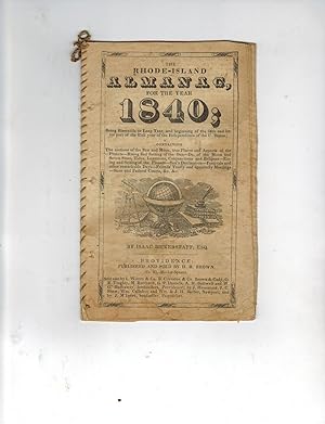 THE RHODE ISLAND ALMANAC, FOR THE YEAR 1840