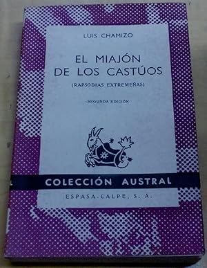 Seller image for El miajn de los castos (Rapsodias extremeas). Prlogo de J. Ortega Munilla for sale by Outlet Ex Libris