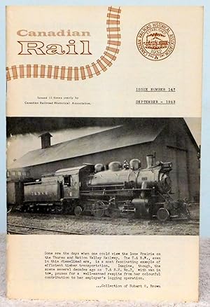 Imagen del vendedor de Canadian Rail Issue Number 147 September 1963 a la venta por Argyl Houser, Bookseller