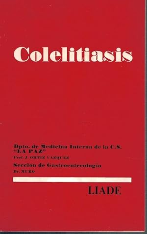 Seller image for COLELITIASIS for sale by Librera Dilogo