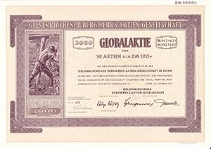 Globalaktie. 30 Aktien zu je DM 100.