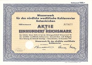 Aktie über Einhundert Reichsmark.