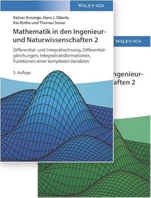 Bild des Verkufers fr Mathematik in den Ingenieur- und Naturwissenschaften : Differential- und Integralrechnung, Differentialgleichungen, Integraltransformationen, Funktionen einer komplexen Variablen. Lehrbuch plus Aufgaben und Lsungen im Set zum Verkauf von AHA-BUCH GmbH