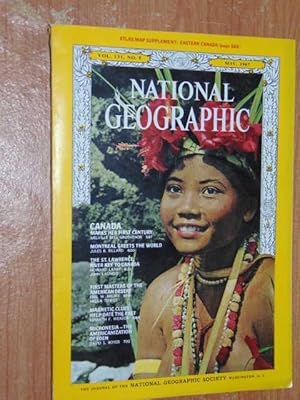 National Geographic May 1967 With Map Of Eastern Canada
