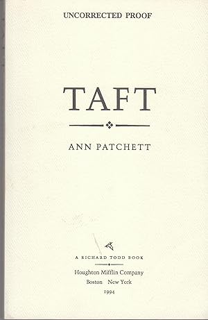 Imagen del vendedor de Taft a la venta por Beasley Books, ABAA, ILAB, MWABA