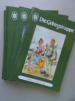 5 Hefte Gebirgstruppe Nr. 1-5 (Nr.6 fehlt) 2007 Kameradenkreis München